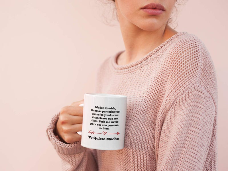 Casitika Regalos para Mama. Tazas para Cafe de Dia de Madres. Querida Madre Mug for Mothers Day in Spanish. Gifts for Latin Mom for Birthday. (11 oz White) - Image 5